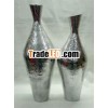 Hammered Metal Vase
