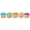 HESSIAN WITH COLORED BRIM INDOOR PLANTERS