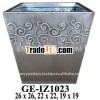 AAJ Galvanized zinc vase, Galvanized zinc watering can ,  Zinc Pot Planter,  zinc planter for garden