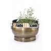 BRASS ANTIQ PLANTERS