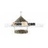 antique wire art planter