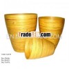 Set 3 size Indoor Cheap New Design Bamboo Planter