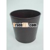 Round Planter Made of Iron With Brown Powder Coated Finish