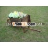 Stock Wooden Wheel Planter(Stock In USA)