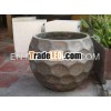 Light Cement Pottery,  light concrete pots,  lite concrete