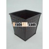 Square Planter Made of Iron With Brown Powder Coated Finish