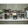 Silver flowerpots