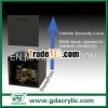 high quality acrylic donation box with security lock donation box supplier