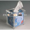 acrylic tissue box/tissue box/hotel tissue holder