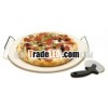 13" Ceramic Stoneware & Rack & 9 CM PP Cutter