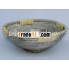Spun bamboo bowl