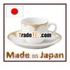 Japanese porcelain coffee cup saucer 100cc