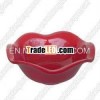 Bamboo red bowl