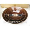 2013 new design exposed veins brown bamboo bowls set of 4