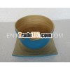 Discount bamboo bowl & bamboo plate in set for home use
