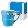 Solid color ceramic mug cup