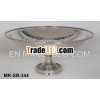 Metal Silver Plated Fruit Bowl
