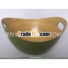 Eco-friendly Spun Bamboo Salad Bowl -