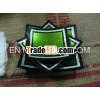 Shiny apple color with MOP inlay laquer dish square
