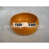 set of 3 orange bamboo bowls for home use