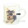 Japanese Ceramic Wankore Mug "Yorkshire Terrier"