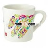 Japanese Female calligrapher designed colorful coffee cup