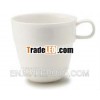 Stacking cup white ceramic tableware 340ml