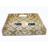 Pressed bamboo serving tray