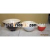 Colorful customized size set of 3 bamboo bowl for decoration