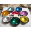 coconut lacquer bowls with shiny colour design,  handmade from Vietnam