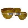 spun Bambo salad Bowl,  natural