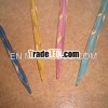 colourful PMMA knitting needles