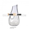 large capacity fancy glass decanter with handle