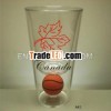 Basketball plastic cup - Canada & maple leaf