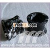 Napkin Ring Black Zebra Marble