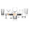 Italian Crystal Glass and Luxion Glass lots,  wide set