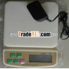 Portable food digital kitchen scale with adaptor
