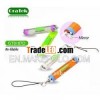 Plastic Toothpick (Re-filable Keychain Box with mirror Contain 15 picks)