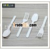 Plastic Dessert Spoon and Fork