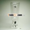 Double Wall Glass Dog Champange glass