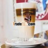 Glass Latte Macchiato Caffe