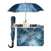 cheap 2-folding automatic umbrella