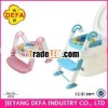 functional baby toilet training seat steps/trainer potty 3-in-1