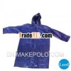 0.10mm popular and durable pvc raincoat/rainwear