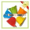Colorful heat-resistant smart silicone oven mitt for kitchen