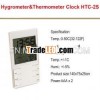 Newest Electronic Thermometer&Hygrometers With Time&Backlight