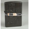 Zinc Alloy Convex Flower metal oil lighter with custom logo
