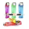 8.0 cm refillable flint led lighter