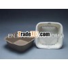 plastic sieve,  square plastic fruit and vegetable sieve with tray