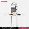HIGH QUALITY FREE STANDING STAINLESS STEEL OUTDOOR MAIL BOXES WITH COMPETITIVE PRICE AND EXCELLENT S